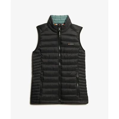 Women's sleeveless down jacket Superdry Fuji Lite Noir L Women's sleeveless down jacket Superdry Fuji Lite Noir L