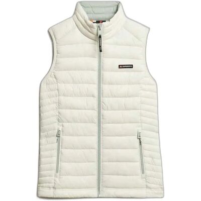 Women's Superdry Fuji Lite Puffer Gris L Women's Superdry Fuji Lite Puffer Gris L