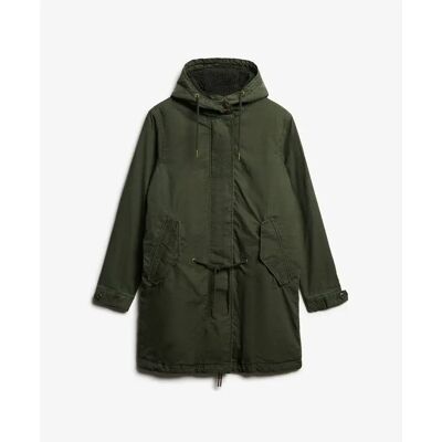 Women's parka Superdry Military Bord Vert S Women's parka Superdry Military Bord Vert S