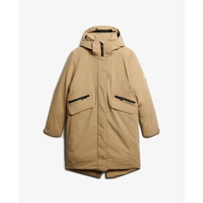 Women's parka Superdry City Fishtail Beige XS Women's parka Superdry City Fishtail Beige XS