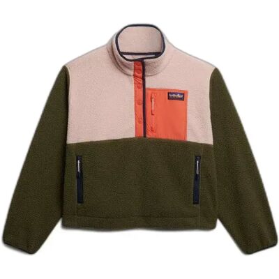 Women's fleece Superdry Colour Block Vert L Women's fleece Superdry Colour Block Vert L