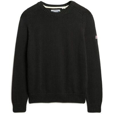 Women's knitted sweatshirt Superdry Gris S Women's knitted sweatshirt Superdry Gris S
