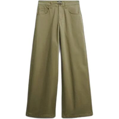 Women's baggy chino trousers Superdry Vert 26x30 Women's baggy chino trousers Superdry Vert 26x30