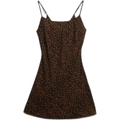 Asymmetric short nightdress for women Superdry Beige S Asymmetric short nightdress for women Superdry Beige S