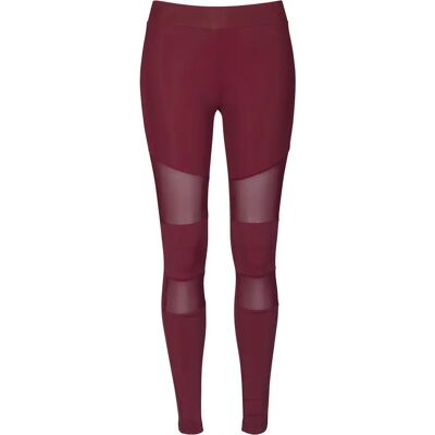 Urban Classics Women's leggings Urban Classic mesh Rouge XS Urban Classics Women's leggings Urban Classic mesh Rouge XS