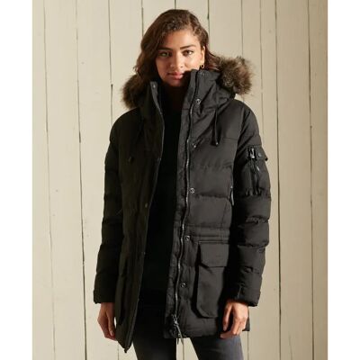 Women's parka Superdry Expedition en microfibre Noir 36 Women's parka Superdry Expedition en microfibre Noir 36