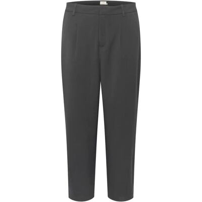 KAFFE Merle Tailored Trousers - Casual High-Waisted Cropped Pants KAFFE Merle Tailored Trousers - Casual High-Waisted Cropped Pants
