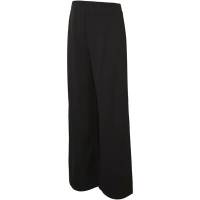 High Waist Wide Leg Trousers for Women Mamalicious Karen Noir XS High Waist Wide Leg Trousers for Women Mamalicious Karen Noir XS