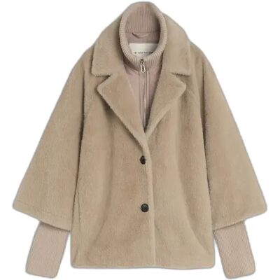 2-in-1 Reversible Cape Fleece for Women Tom Tailor Beige XL 2-in-1 Reversible Cape Fleece for Women Tom Tailor Beige XL