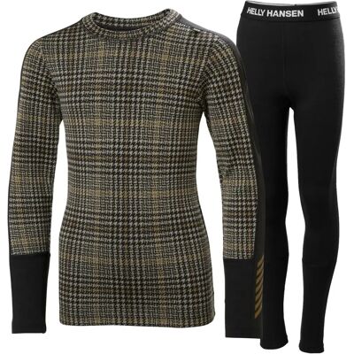 Girls' merino wool set Helly Hansen Graphic Lifa Marron 10 ans Girls' merino wool set Helly Hansen Graphic Lifa Marron 10 ans