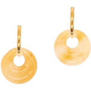Jade stone earrings for women Sloya Blima Jaune 2,8x1,8 cm Jade stone earrings for women Sloya Blima Jaune 2,8x1,8 cm
