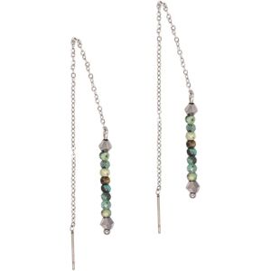 African turquoise drop earrings for women Sloya Lumia Vert 11,5 cm x 3 mm African turquoise drop earrings for women Sloya Lumia Vert 11,5 cm x 3 mm
