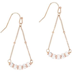 Howlite gemstone earrings for women Sloya Piana Blanc 4,7x2,2 cm Howlite gemstone earrings for women Sloya Piana Blanc 4,7x2,2 cm