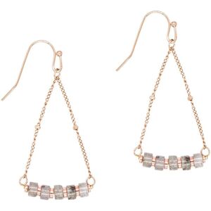 Labradorite stone earrings for women Sloya Piana Gris 4,7x2,2 cm Labradorite stone earrings for women Sloya Piana Gris 4,7x2,2 cm