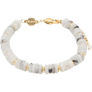 Labradorite stone bracelet for women Sloya Blima Gris 16,5/20 cm Labradorite stone bracelet for women Sloya Blima Gris 16,5/20 cm