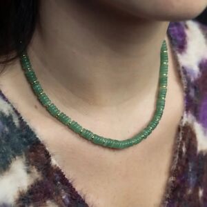 Aventurine stone necklace for women Sloya Blima Vert 41/44,5 cm Aventurine stone necklace for women Sloya Blima Vert 41/44,5 cm