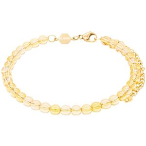 Citrine stone bracelet for women Sloya Serena Jaune 17,5/23 cm Citrine stone bracelet for women Sloya Serena Jaune 17,5/23 cm