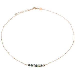 Aquatic agate stone necklace for women Sloya Piana Vert 41/45 cm Aquatic agate stone necklace for women Sloya Piana Vert 41/45 cm