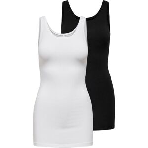 Women's vests Only onllive love (x2) Noir XS Women's vests Only onllive love (x2) Noir XS