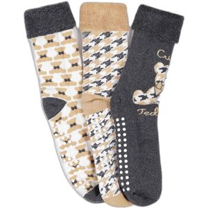 Women's non-slip socks Admas Cute Teddy Multicolore One size Women's non-slip socks Admas Cute Teddy Multicolore One size