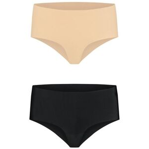 High-waisted invisible knickers for women Bye Bra (x2) Beige S High-waisted invisible knickers for women Bye Bra (x2) Beige S