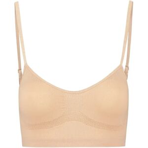 Women's seamless bra Bye Bra Beige L Women's seamless bra Bye Bra Beige L