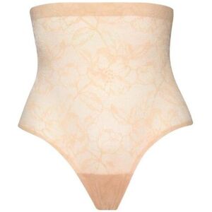 High-waisted lace shaping bodysuit for women Bye Bra Beige 2XL High-waisted lace shaping bodysuit for women Bye Bra Beige 2XL