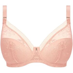 Women's underwired plunge padded bra Fantasie Fusion Lace Rose 85H Women's underwired plunge padded bra Fantasie Fusion Lace Rose 85H