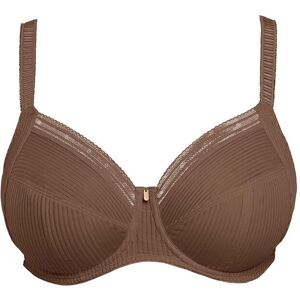 Women's underwired side-reinforced bra Fantasie Fusion Marron 90L Women's underwired side-reinforced bra Fantasie Fusion Marron 90L
