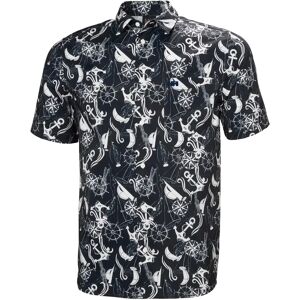 Shirt Helly Hansen Fjord Qd Ss 2.0 Bleu XL Shirt Helly Hansen Fjord Qd Ss 2.0 Bleu XL