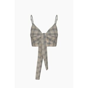 Checked bustier for women Ikikiz Gris TU Checked bustier for women Ikikiz Gris TU