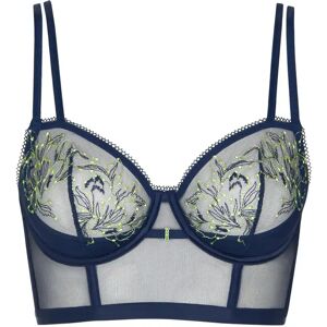Underwired bustier bra for women Lisca Jive Bleu 85C Underwired bustier bra for women Lisca Jive Bleu 85C