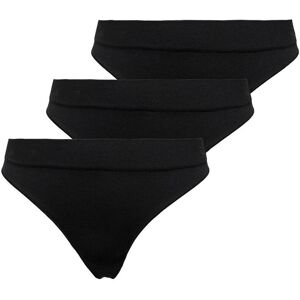 Women's thong Only Vicky (x3) Noir XS/S Women's thong Only Vicky (x3) Noir XS/S