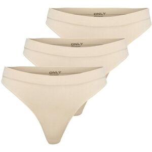 Women's thong Only Vicky (x3) Orange XS/S Women's thong Only Vicky (x3) Orange XS/S