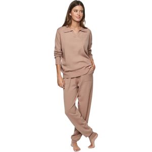 Women's polo neck pyjama set Selmark P108 Minimal Premium Rose L Women's polo neck pyjama set Selmark P108 Minimal Premium Rose L