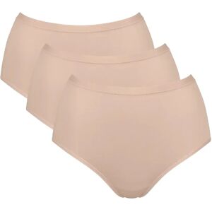 Women's cotton panties Sloggi GO Daily Highwaist (x3) Beige L Women's cotton panties Sloggi GO Daily Highwaist (x3) Beige L