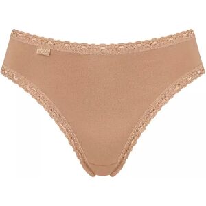 Women's cotton tai panties Sloggi 24/7 Lace (x3) Marron 44 Women's cotton tai panties Sloggi 24/7 Lace (x3) Marron 44