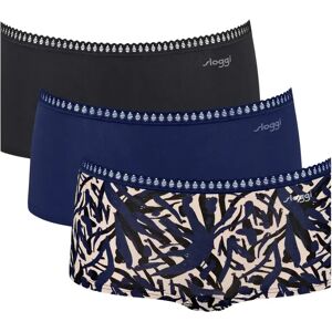 Women's panties Sloggi Go Crush (x3) Bleu 2XL Women's panties Sloggi Go Crush (x3) Bleu 2XL