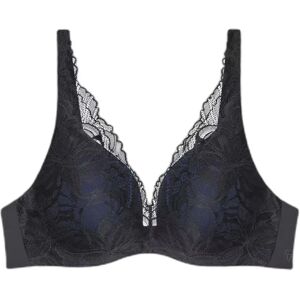 Women's bra Triumph Body Make-Up Illusion Lace Noir 100B Women's bra Triumph Body Make-Up Illusion Lace Noir 100B