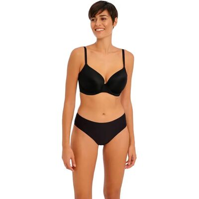 Women's underwired t-shirt molded bra Freya Undetected Noir 80H Women's underwired t-shirt molded bra Freya Undetected Noir 80H