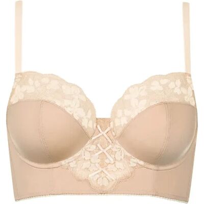 Underwired bustier bra for women Lisca Posh Beige 85B Underwired bustier bra for women Lisca Posh Beige 85B
