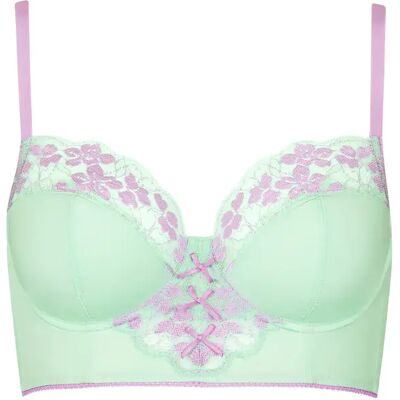 Underwired bustier bra for women Lisca Posh Vert 100A Underwired bustier bra for women Lisca Posh Vert 100A