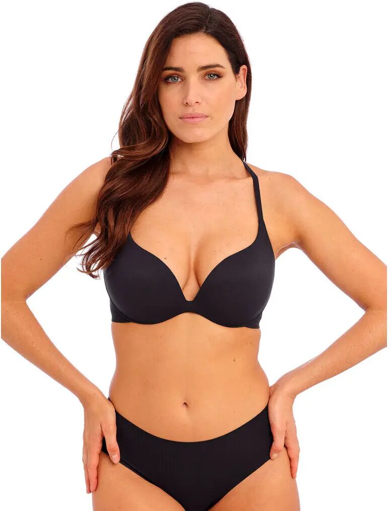 Women's underwired push-up bra Wacoal Ines secret Noir 85G