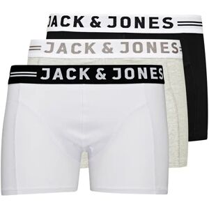 Boxer shorts Jack & Jones Sense (x3) Gris L Boxer shorts Jack & Jones Sense (x3) Gris L
