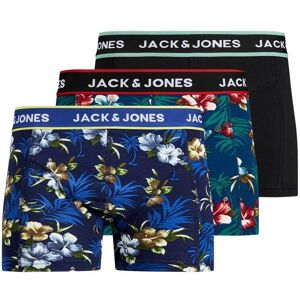 Boxer shorts Jack & Jones Jacflower (x3) Noir S Boxer shorts Jack & Jones Jacflower (x3) Noir S
