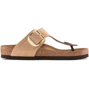 Leather sandals woman Birkenstock Gizeh Big Buckle Birko-Flor Patent Beige 37 Narrow Leather sandals woman Birkenstock Gizeh Big Buckle Birko-Flor Patent Beige 37 Narrow