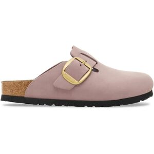 Nubuck leather sandals with a big buckle Birkenstock Boston Violet 38 Narrow Nubuck leather sandals with a big buckle Birkenstock Boston Violet 38 Narrow