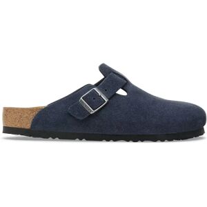 Suede leather sandals Birkenstock Boston Bleu 43 Narrow Suede leather sandals Birkenstock Boston Bleu 43 Narrow