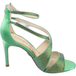 Women's heeled sandals Buffalo Miranda Spark - Vegan Satin Vert 39 Women's heeled sandals Buffalo Miranda Spark - Vegan Satin Vert 39