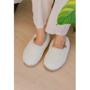 Slippers Caussün Marcel Fluffy Blanc 38 Slippers Caussün Marcel Fluffy Blanc 38